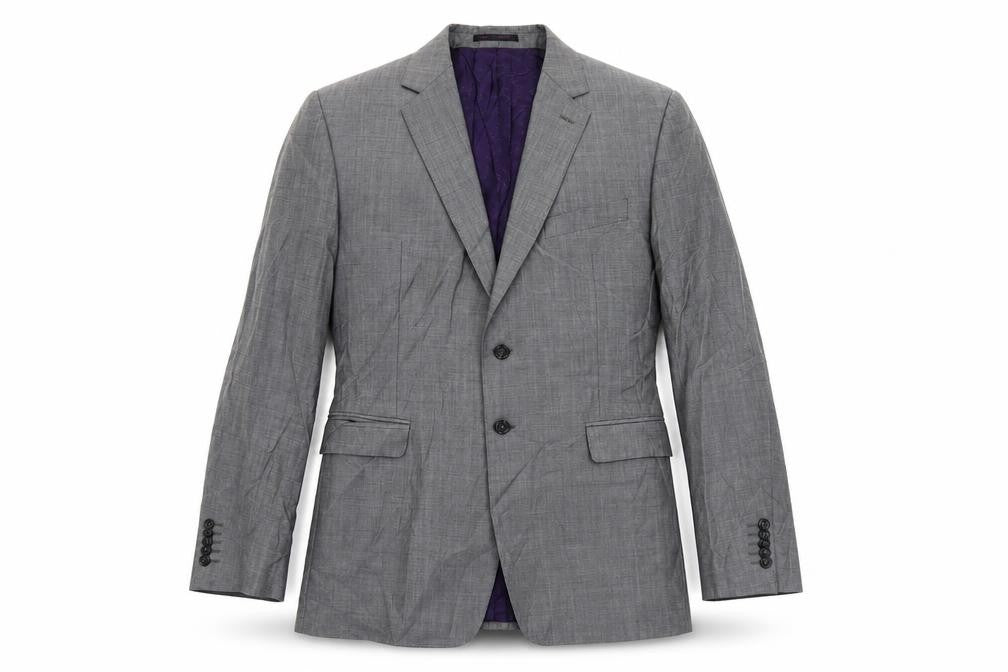 Mens 42 Chest Regular Duchamp Grey Two-Button