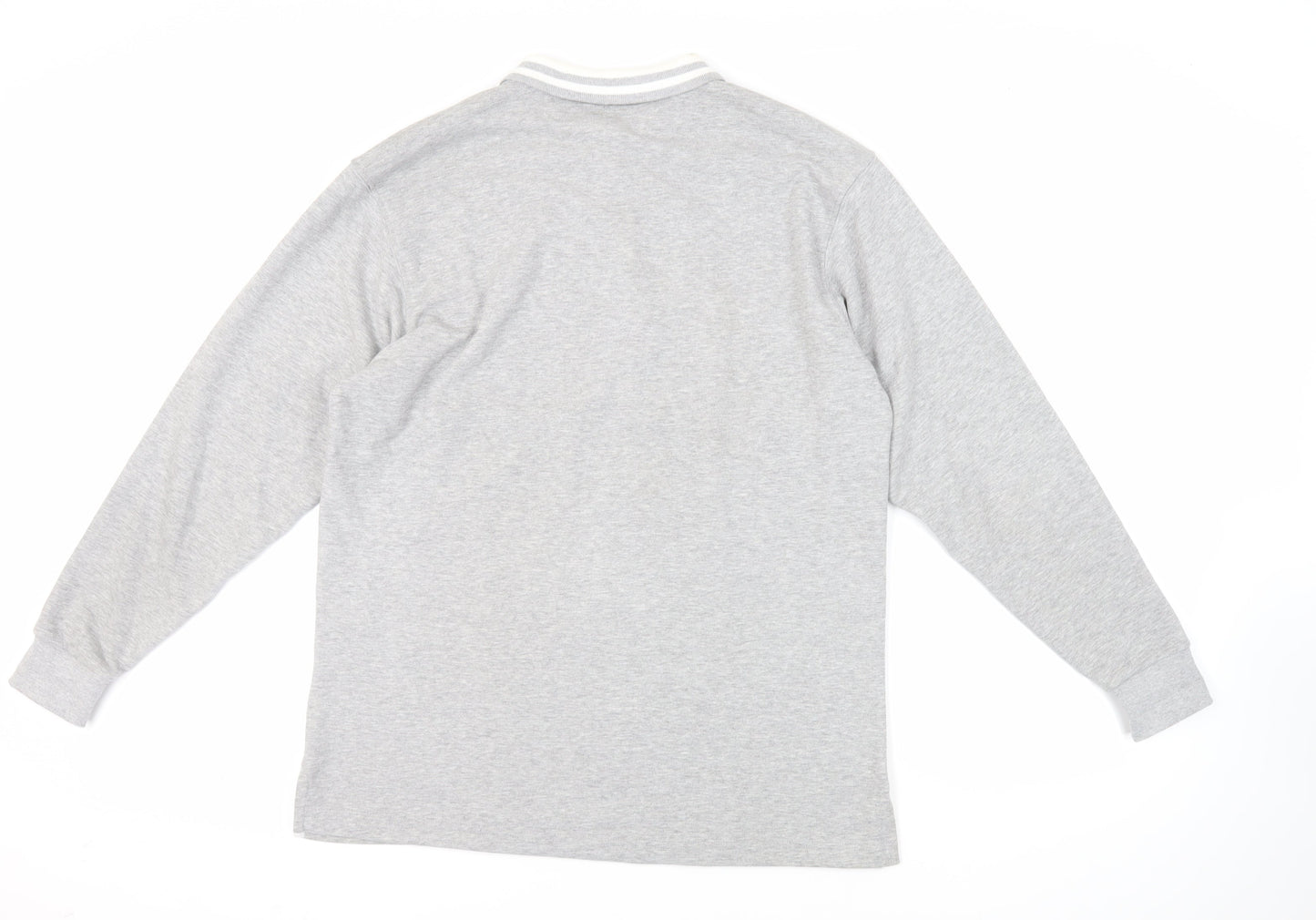 Urban Classics Mens Grey Cotton Pullover Sweatshirt Size M