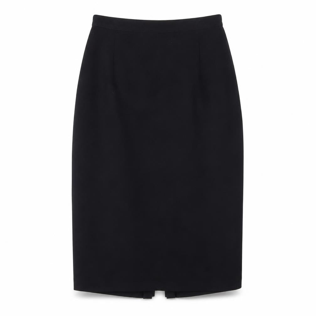 Marks and Spencer Womens Blue Polyester Straight & Pencil Skirt Size 12 Zip