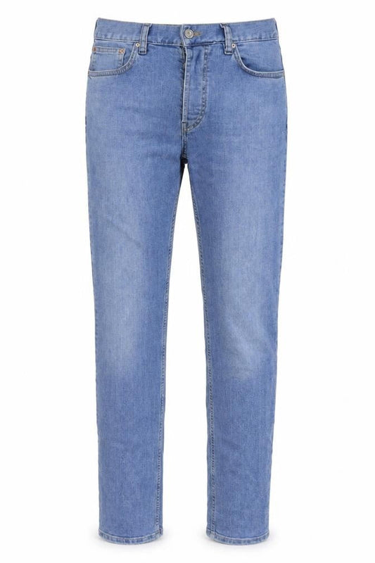 French Connection Mens Blue Cotton Skinny Jeans Size 30 in L32 in Slim Button