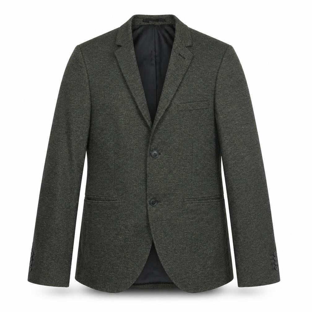 Topman Mens Green Viscose Jacket Suit Jacket Size 36 Regular