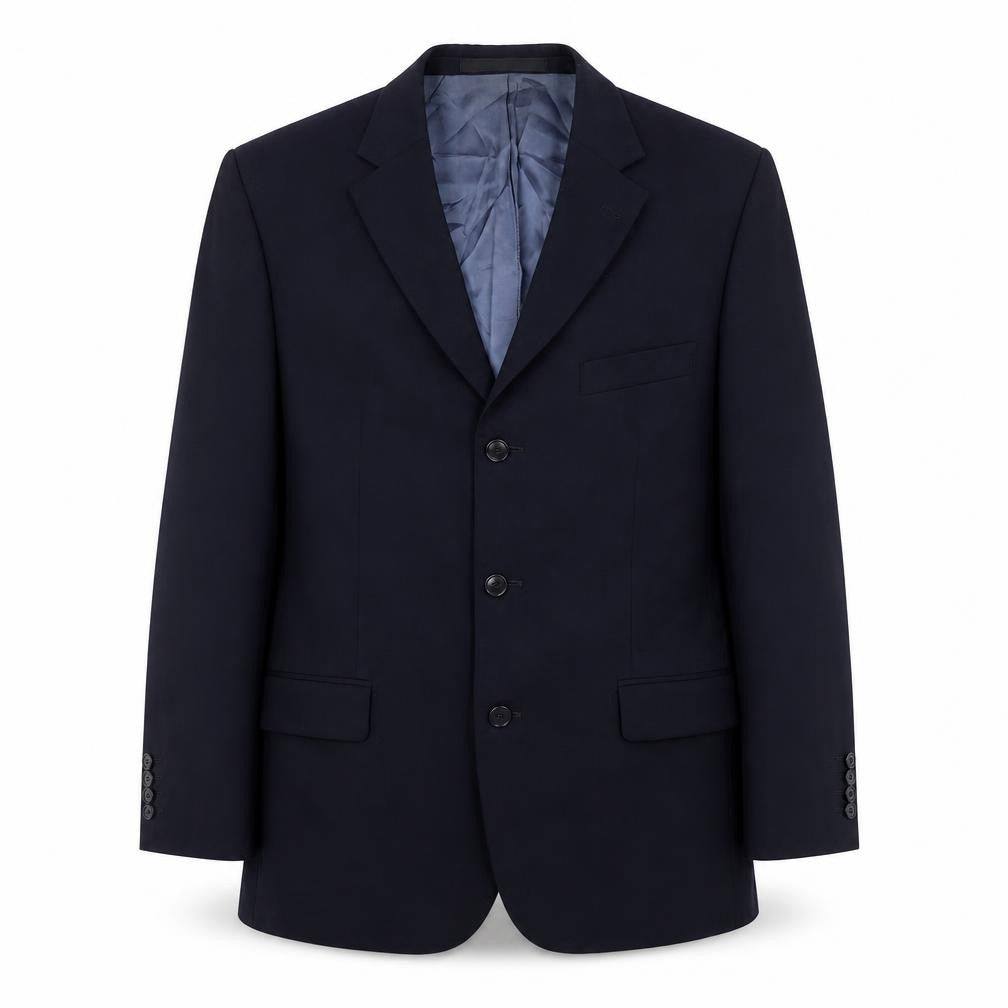 Marks and Spencer Mens Blue Wool Jacket Suit Jacket Size 40 Regular