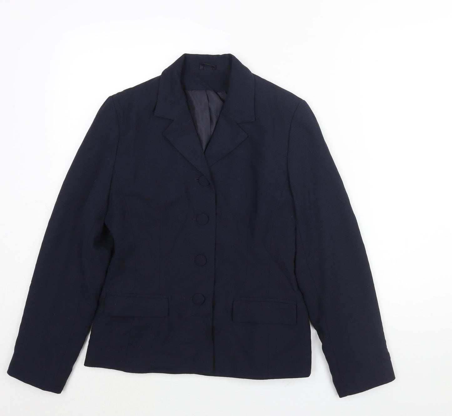 Dorothy Perkins Womens Blue Jacket Size 10 Button