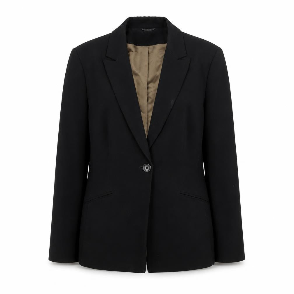 Principles Womens Black Polyester Jacket Suit Jacket Size 12