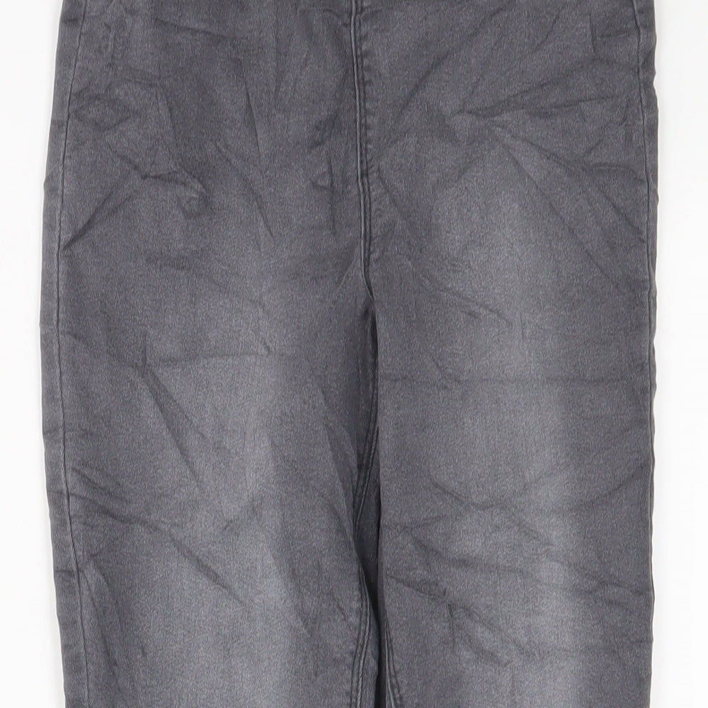 Papaya Womens Grey Cotton Jegging Jeans Size 6 L25 in Regular