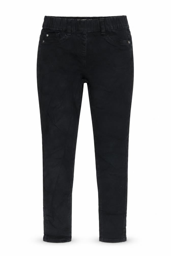 NEXT Girls Black Cotton Jegging Jeans Size 11 Years L24 in Regular