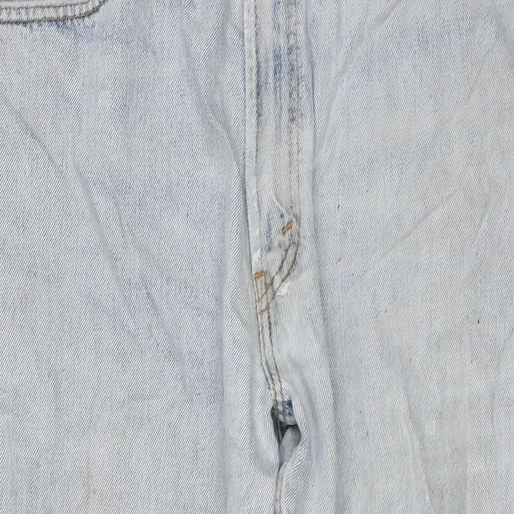 Levi's Mens Blue Cotton Straight Jeans Size 38 in L30 in Regular Zip