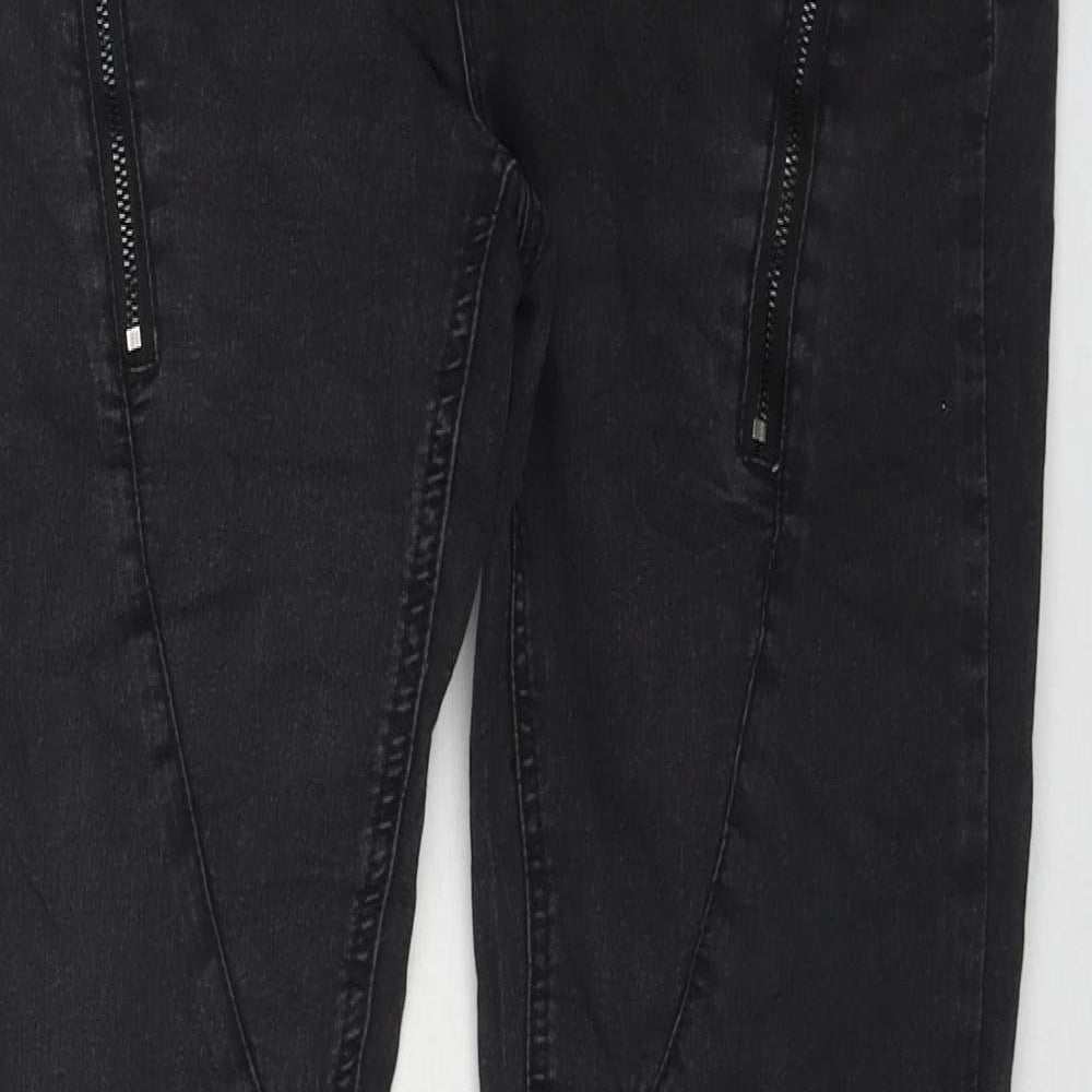 Cream Womens Black Cotton Skinny Jeans Size 31 in L31 in Regular Zip