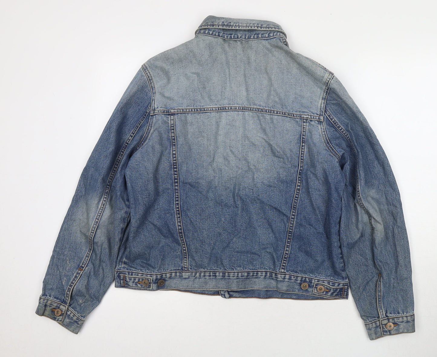 Marks and Spencer Womens Blue Jacket Size 18 Button