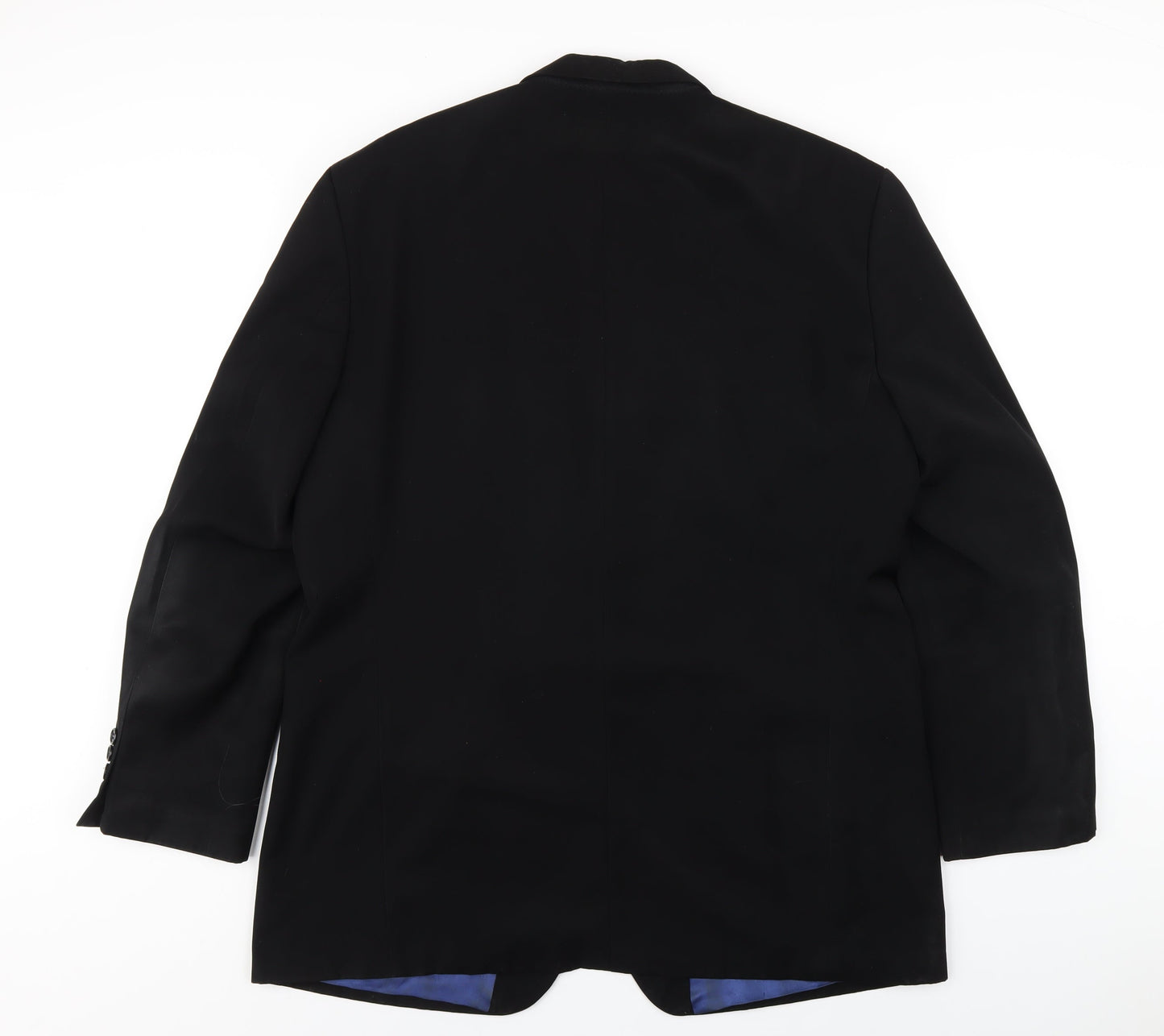 Anagram Mens Black Polyester Jacket Blazer Size 44 Regular