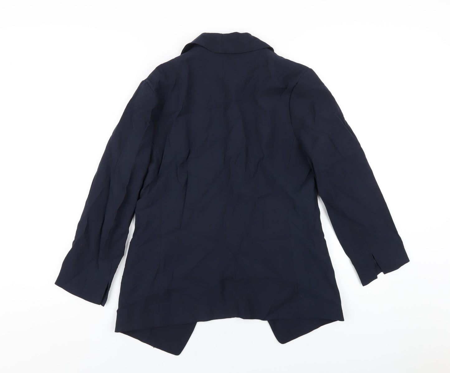 H&M Womens Blue Jacket Blazer Size 8