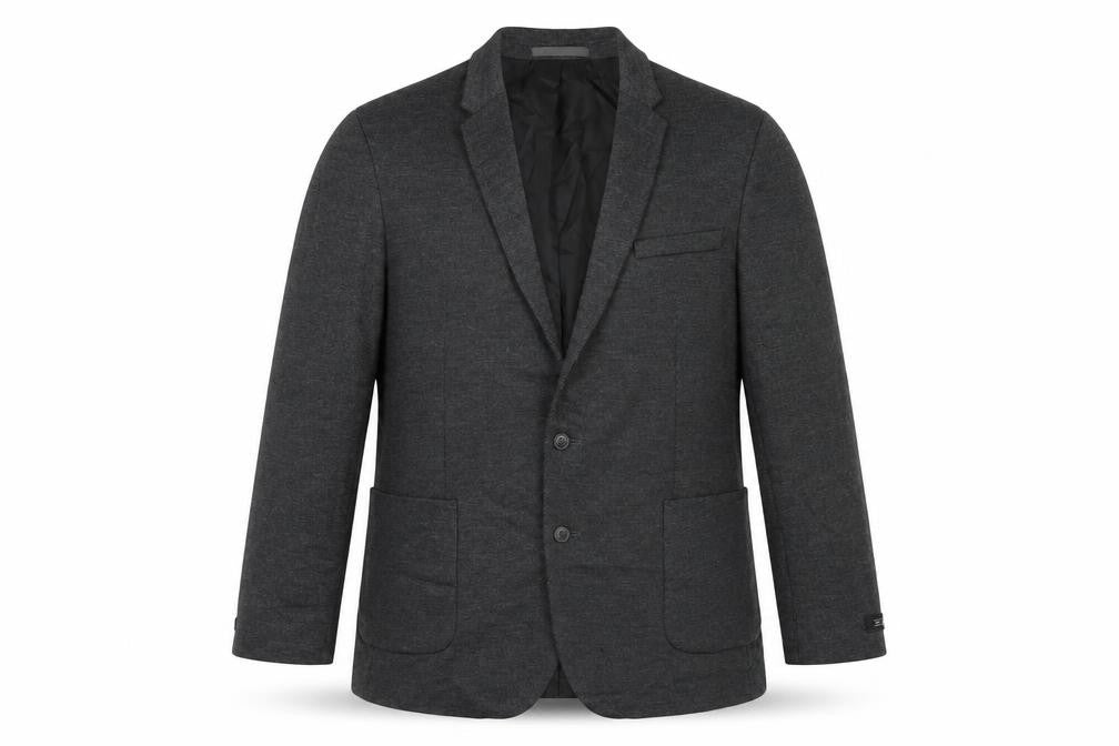 Burton Mens Grey Viscose Jacket Blazer Size 46 Regular