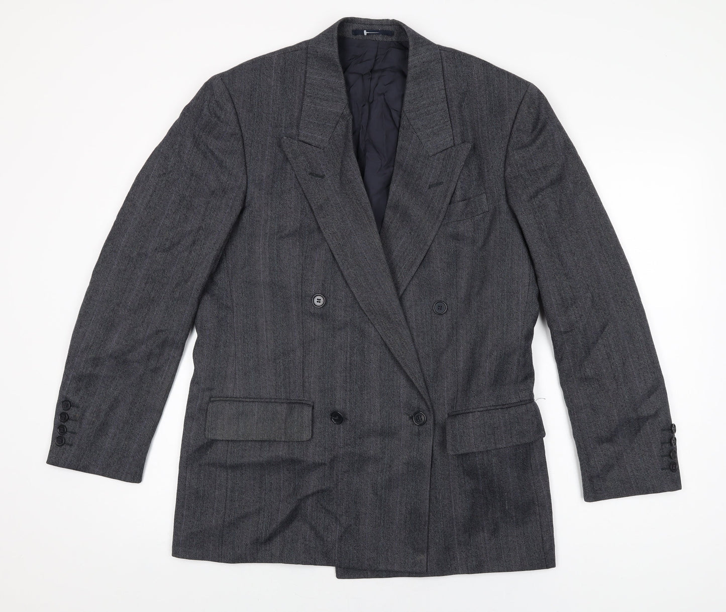 NEXT Mens Blue Wool Jacket Suit Jacket Size 38 Regular