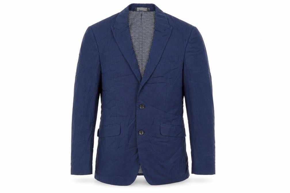 Marks and Spencer Mens Blue Polyester Jacket Suit Jacket Size 36 Regular
