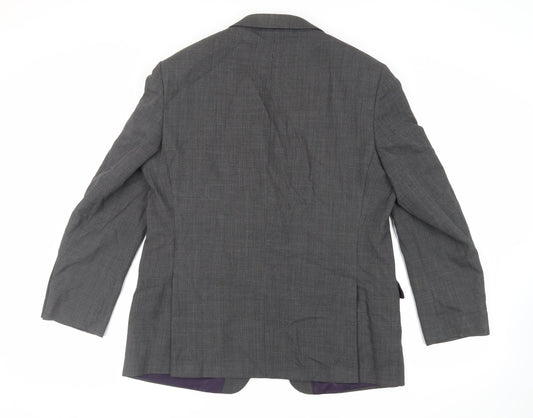 Marks and Spencer Mens Grey Wool Jacket Suit Jacket Size 44 Regular