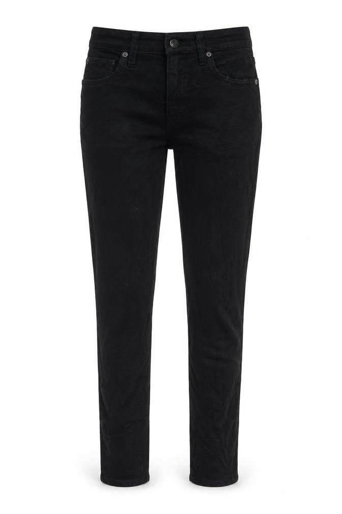 Gap Womens Black Cotton Skinny Jeans Size 28 in L28 in Regular Button