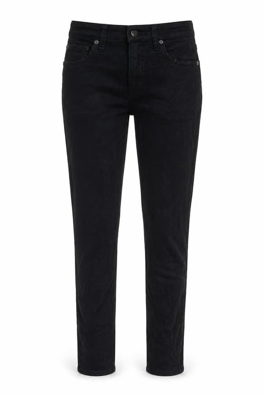 Gap Womens Black Cotton Skinny Jeans Size 28 in L28 in Regular Button