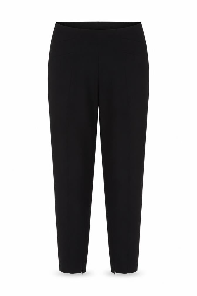 Zara Womens Black Polyester Trousers Size M L26 in Regular Zip