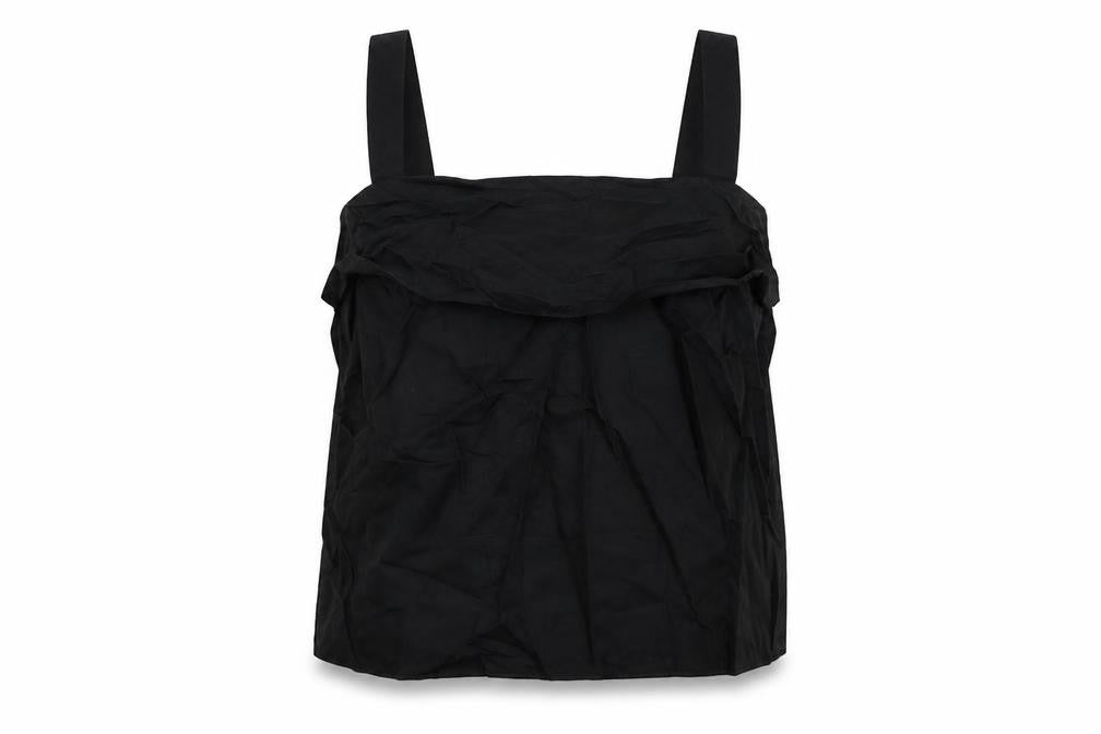 Marks and Spencer Womens Black Polyester Camisole Blouse Size 22 Square Neck