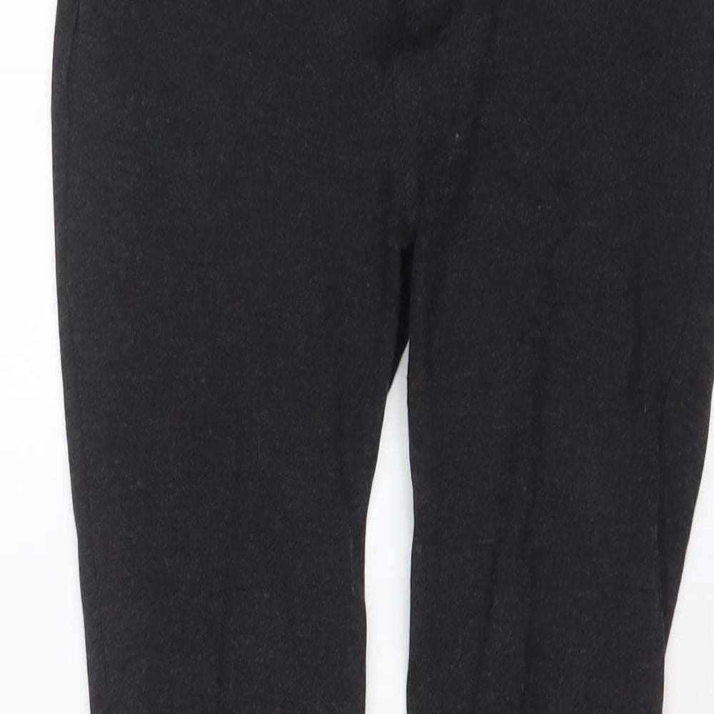 FOREVER 21 Womens Grey Viscose Trousers Size S L26 in Regular Snap