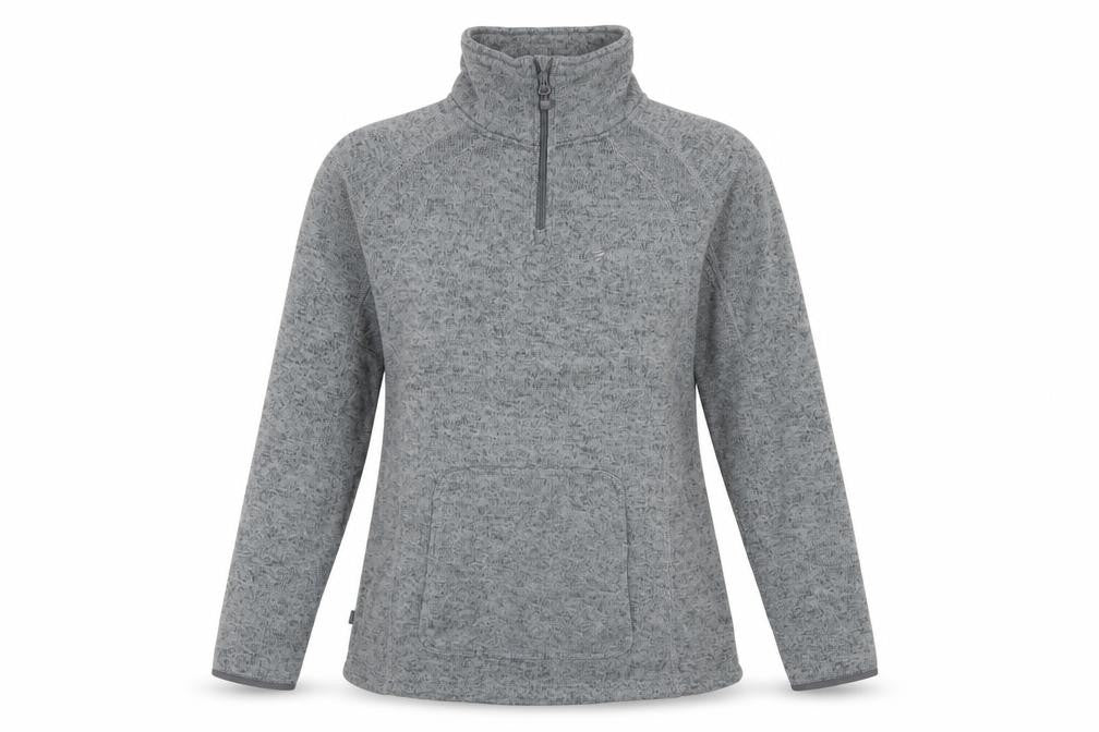 Womens UK 16 Regular Mountain Life Grey Pullover Sweatshirt