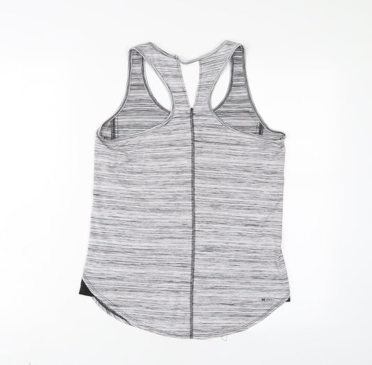 RBX Womens Grey Polyester Basic Tank Size S Scoop Neck Pullover