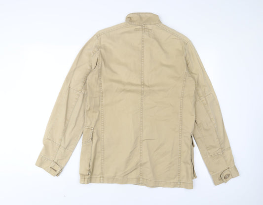 French Connection Womens Beige Jacket Size 8 Zip