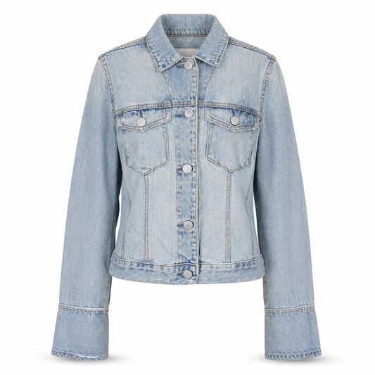 Nobody Womens Blue Jacket Size S Button