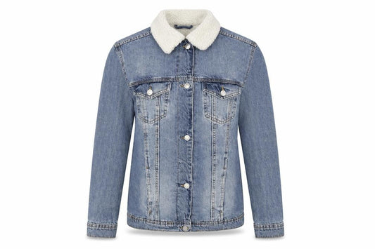 Stradivarius Womens Blue Jacket Size S Button