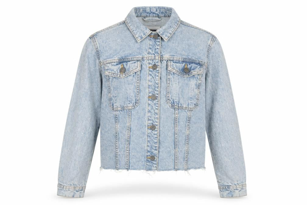 Noisy May Womens Blue Jacket Size M Button