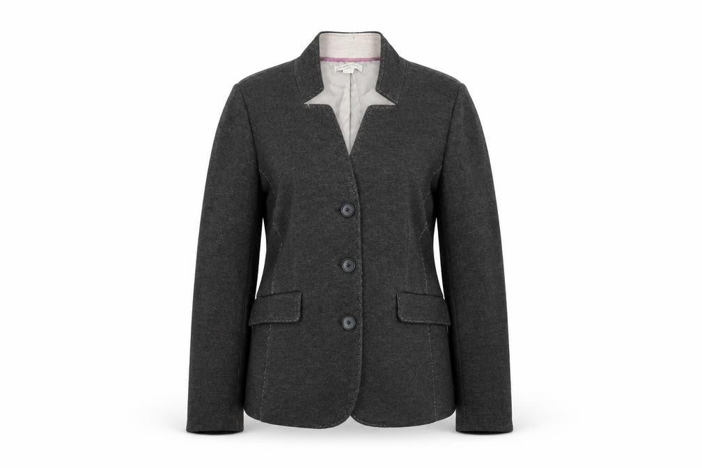 Coldwater Creek Womens Grey Jacket Size 10 Button