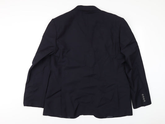 Marks and Spencer Mens Beige Viscose Jacket Blazer Size 44 Regular