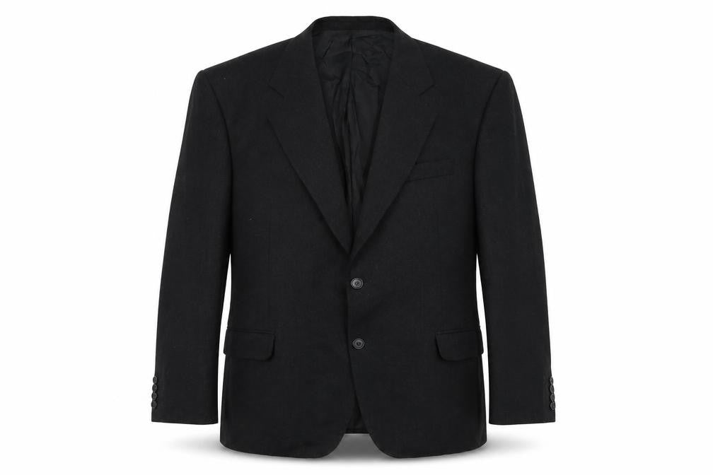 Marks and Spencer Mens Grey Wool Jacket Blazer Size 42 Regular