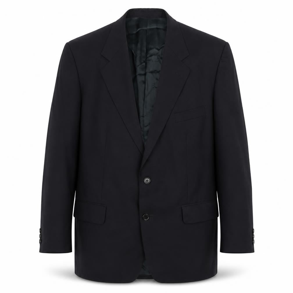 Marks and Spencer Mens Blue Wool Jacket Blazer Size 42 Regular