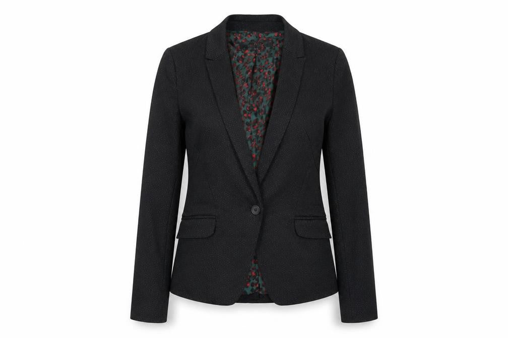 NEXT Womens Black Polyester Jacket Suit Jacket Size 8
