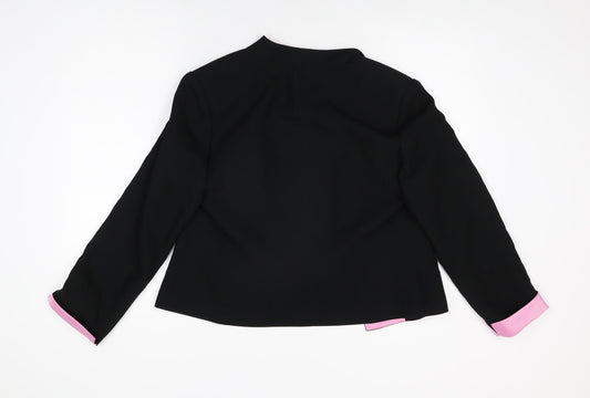 Helen Sykes Womens Black Jacket Size 10