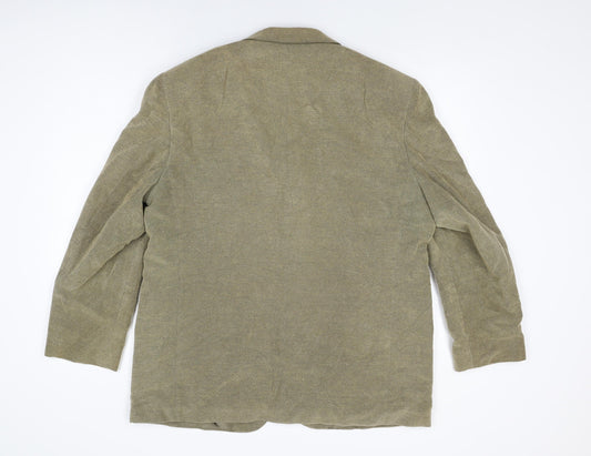 Marks and Spencer Mens Beige Cotton Jacket Suit Jacket Size 44 Regular