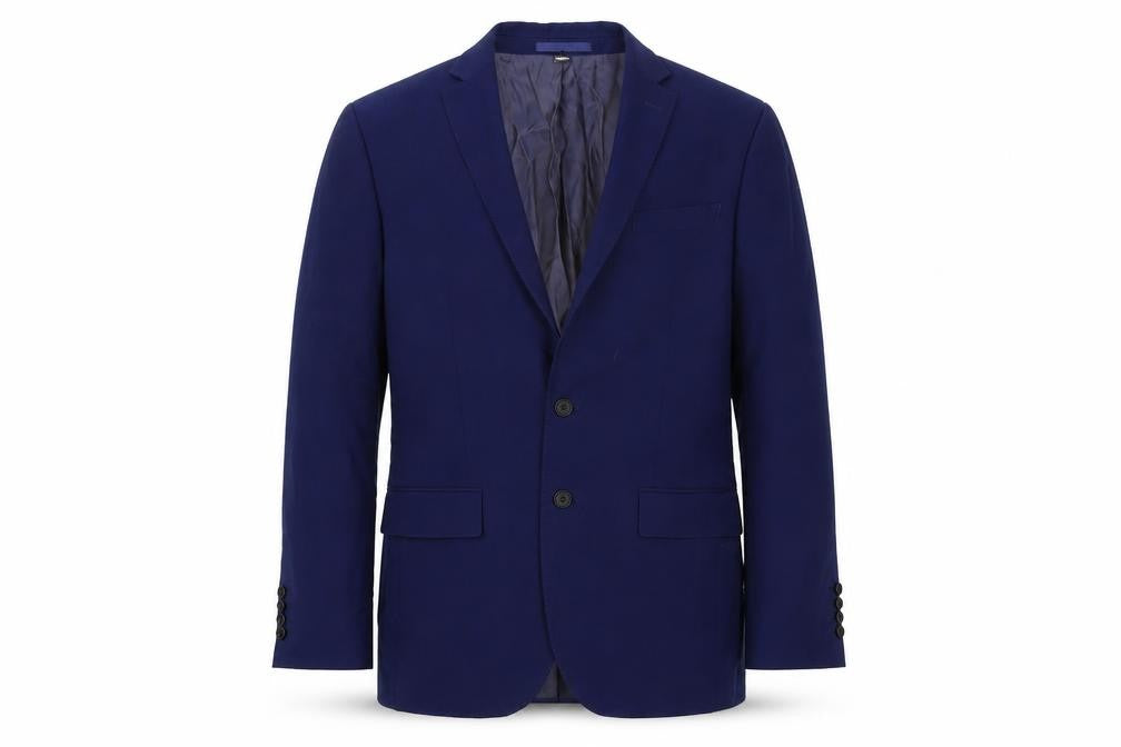 Marks and Spencer Mens Blue Wool Jacket Suit Jacket Size 40 Regular