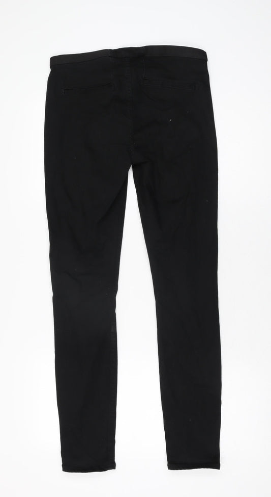 HELMUT LANG Womens Black Cotton Skinny Jeans Size 28 in L29 in Regular