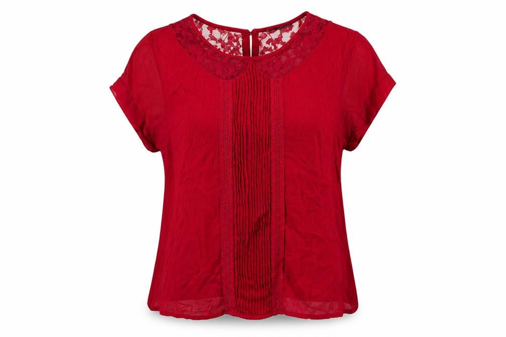 Dorothy Perkins Womens Pink Viscose Basic T-Shirt Size 10 Round Neck