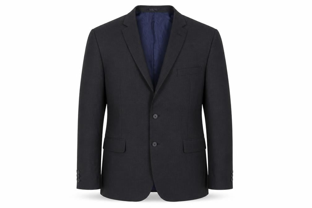 Scott & Taylor Mens Grey Polyester Jacket Suit Jacket Size 46 Regular