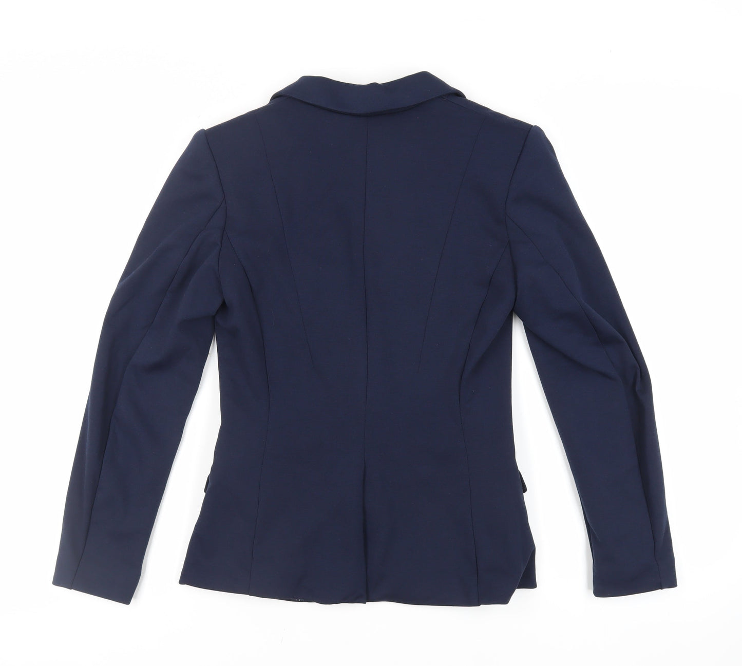 H&M Womens Blue Jacket Blazer Size 8 Button