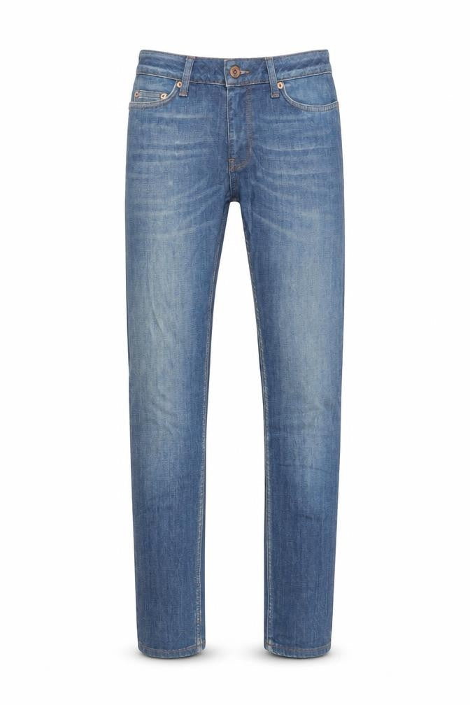 Topman Mens Blue Cotton Skinny Jeans Size 28 in L31 in Regular Zip