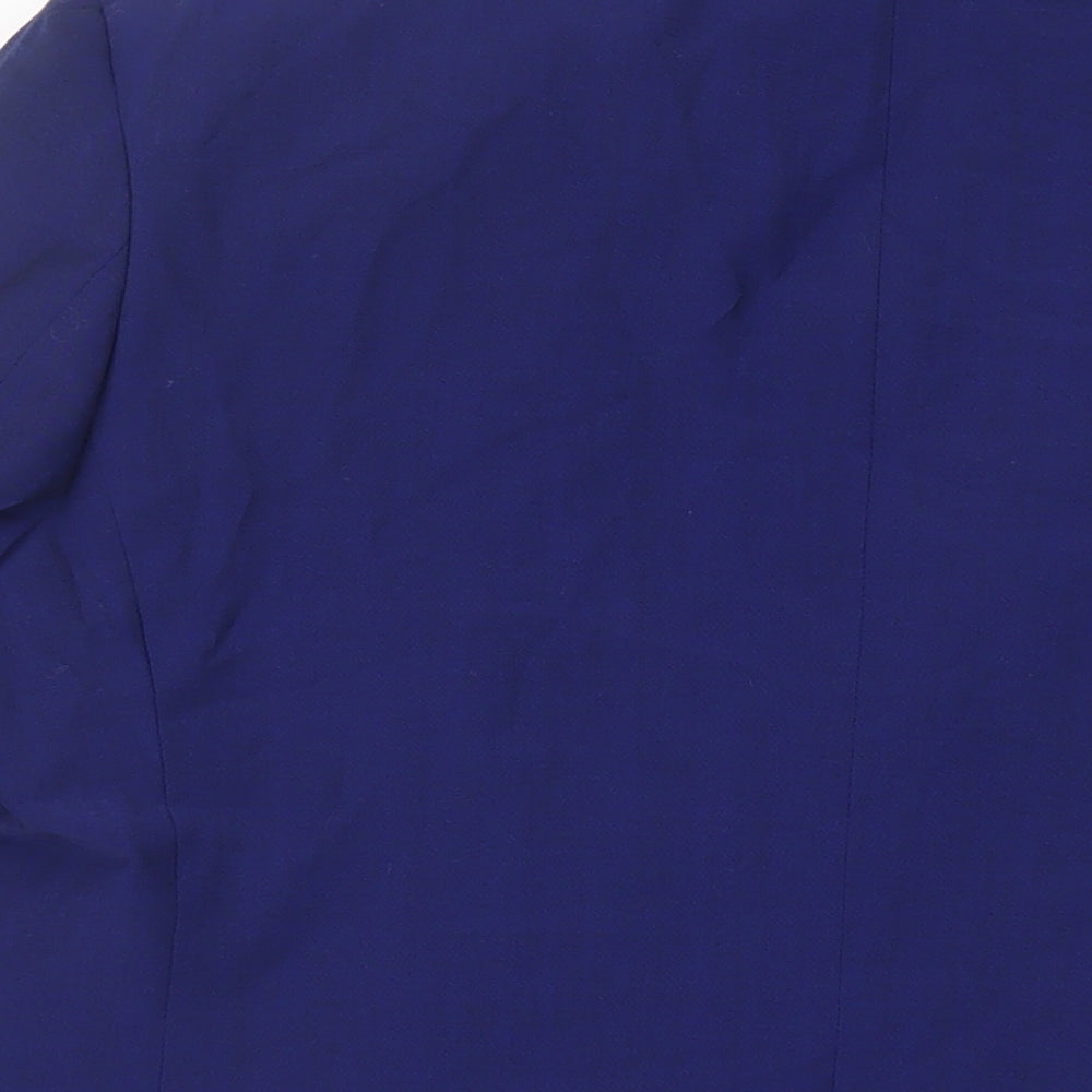 Marks and Spencer Mens Blue Wool Jacket Suit Jacket Size 40 Regular