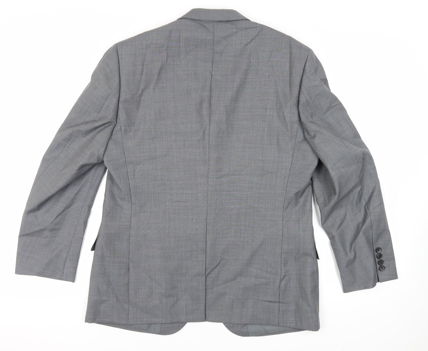Marks and Spencer Mens Grey Wool Jacket Suit Jacket Size 42 Regular