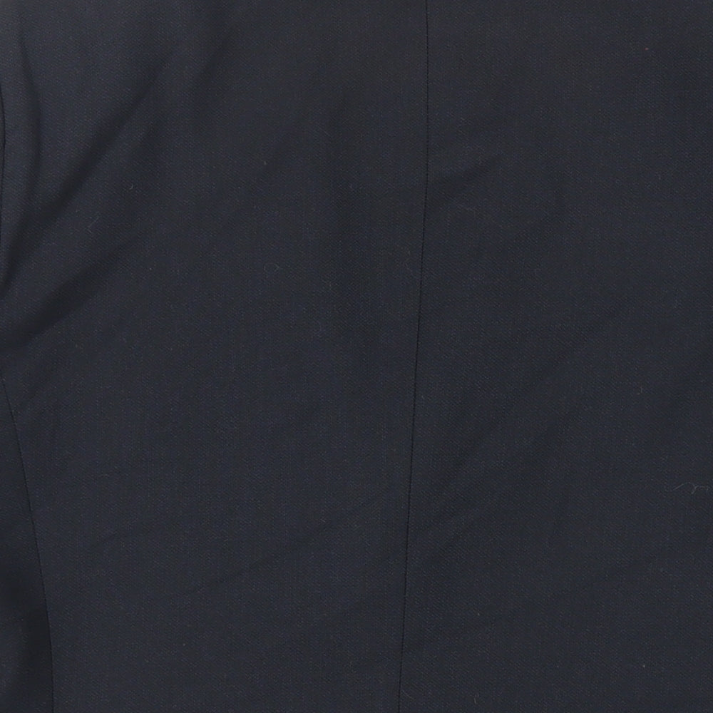 NEXT Mens Black Polyester Jacket Suit Jacket Size 38 Regular