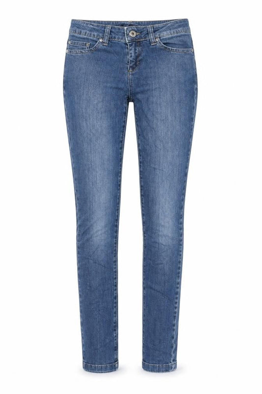 Crew Clothing Womens Blue Cotton Skinny Jeans Size 27 in L30 in Regular Zip