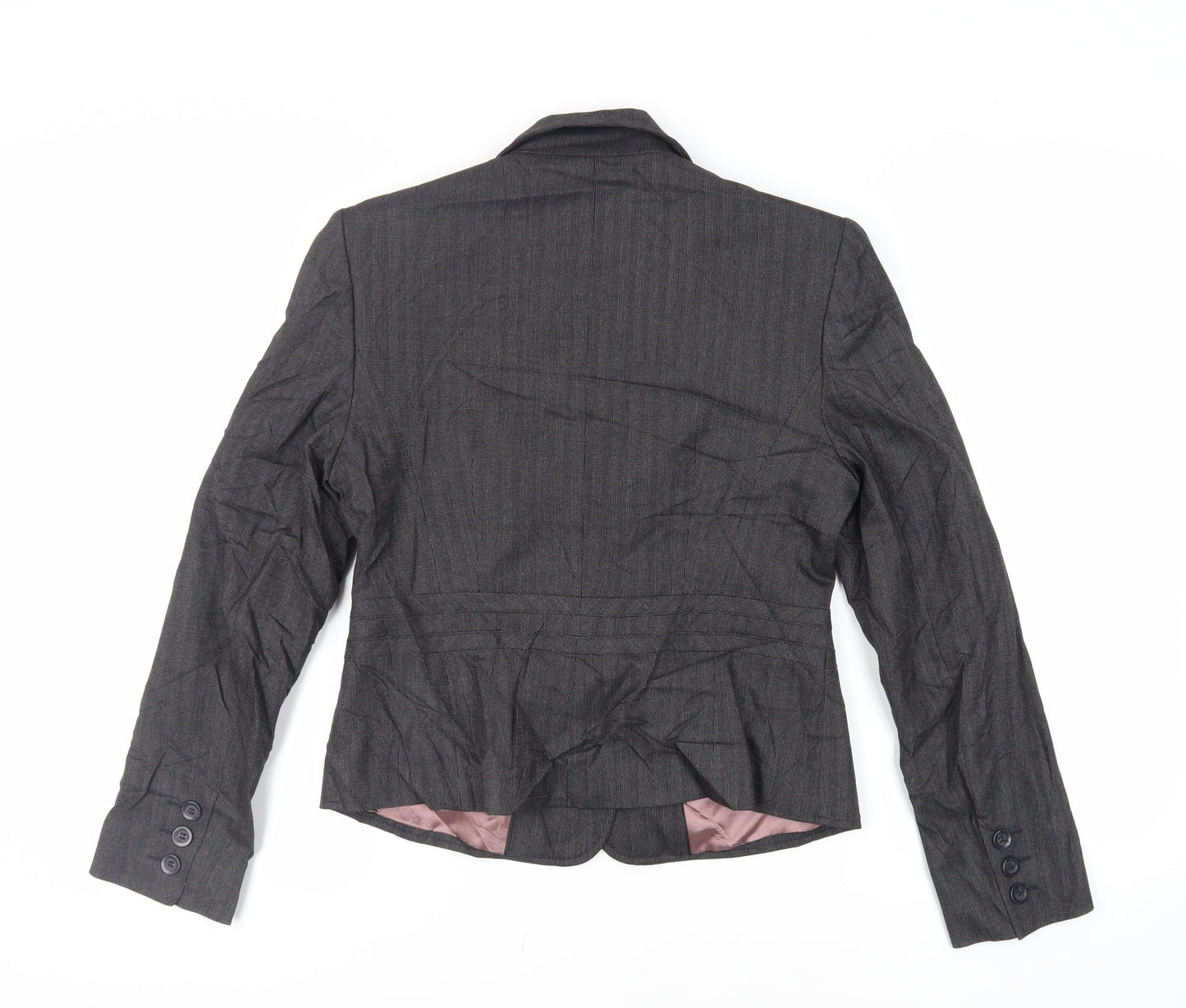 NEXT Womens Grey Jacket Blazer Size 14 Button