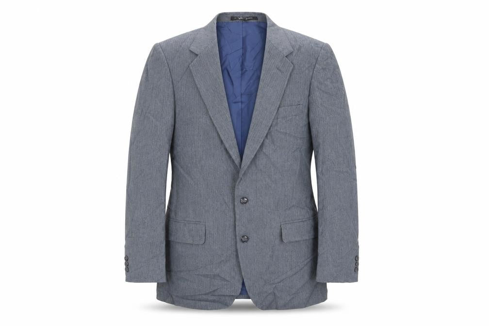 Mens 38 Chest Regular Harbarry of England Blue Two-Button