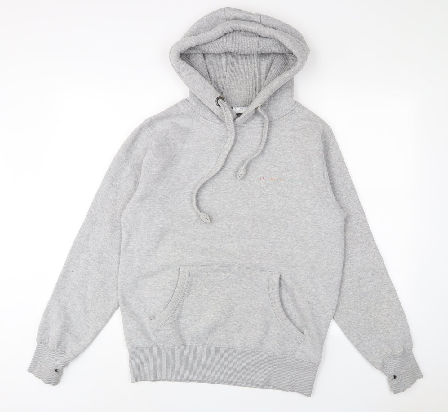 Saltrock Seeker Womens Grey Cotton Pullover Hoodie Size M Pullover - Logo